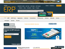 Tablet Screenshot of portalerp.com